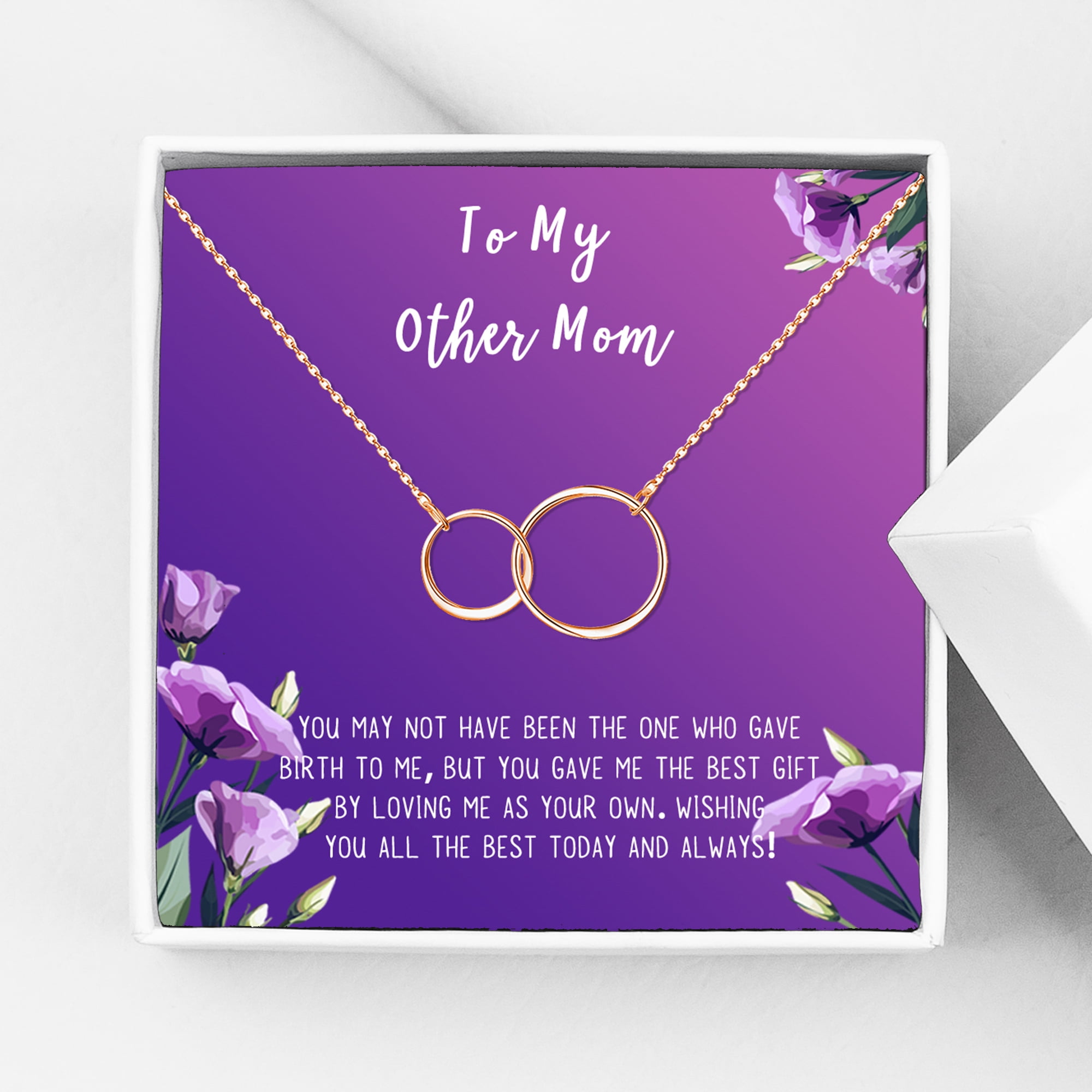 To My Othr Mom Mother's Day Gift and Card, Gift for Mom - Rose Gold Infinity Rings - Mother's Day gift - Jewelry Gift Set - Ships Next Day!