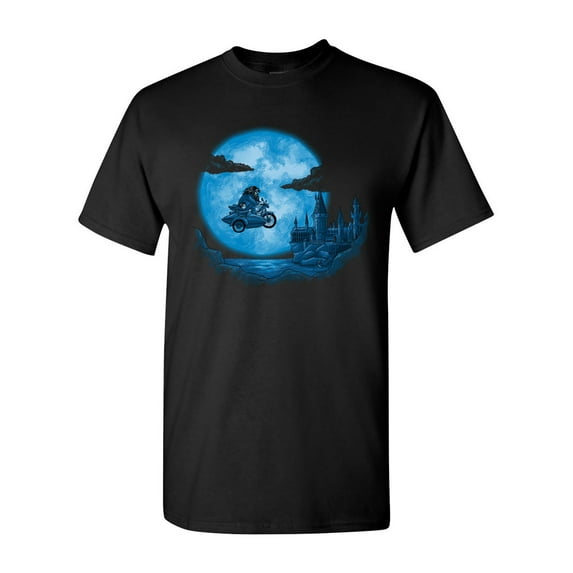 To My Real Home Wizards Movie Book Salih Gonenli Artworks Funny DT Adult T-Shirt Tee