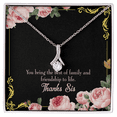 thumbnail image 1 of To My Sister Friendship to Life Alluring Ribbon Necklace Message Card, 1 of 20
