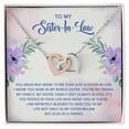 thumbnail image 1 of To My Sister-In-Law I Know You Now as My Bonus Sister Inseparable Necklace, 1 of 20