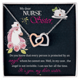 thumbnail image 1 of To My Sister My Dear Nurse Sister Inseparable Necklace, 1 of 20