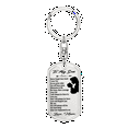 thumbnail image 1 of To My Son Best Thing Ever Stainless Steel or 18k Gold Premium Swivel Dog Tag Keychain, 1 of 16