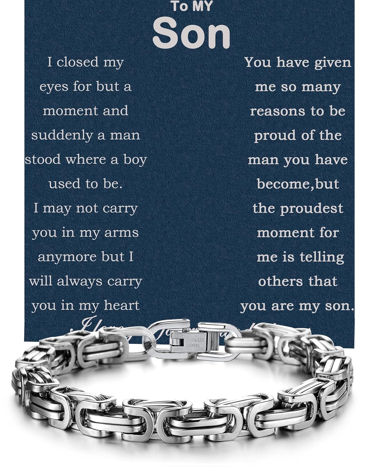 To My Son Bracelet From Dad Son Gifts From Mom Graduation Birthday ...