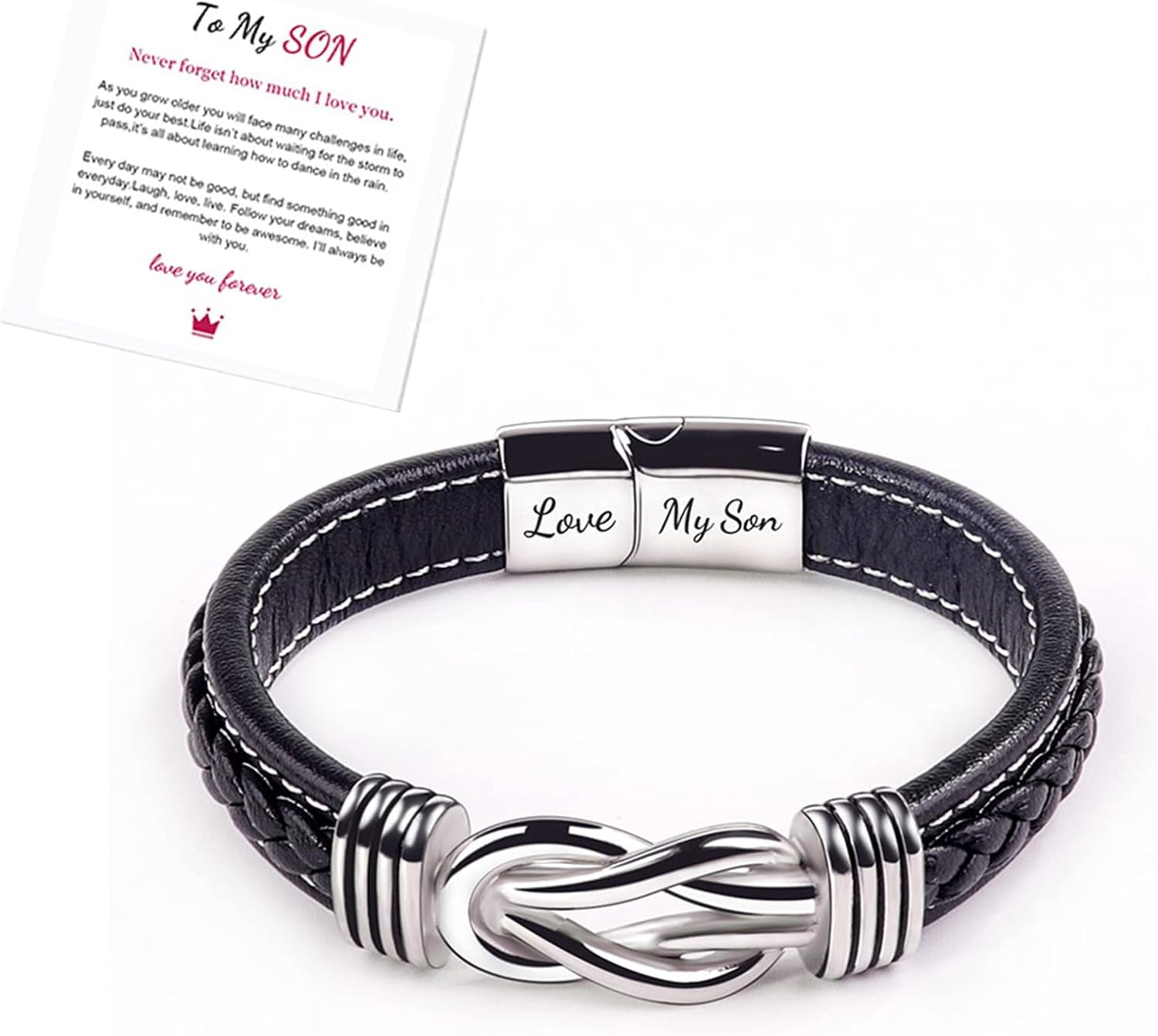 To My Son Bracelet From Mom