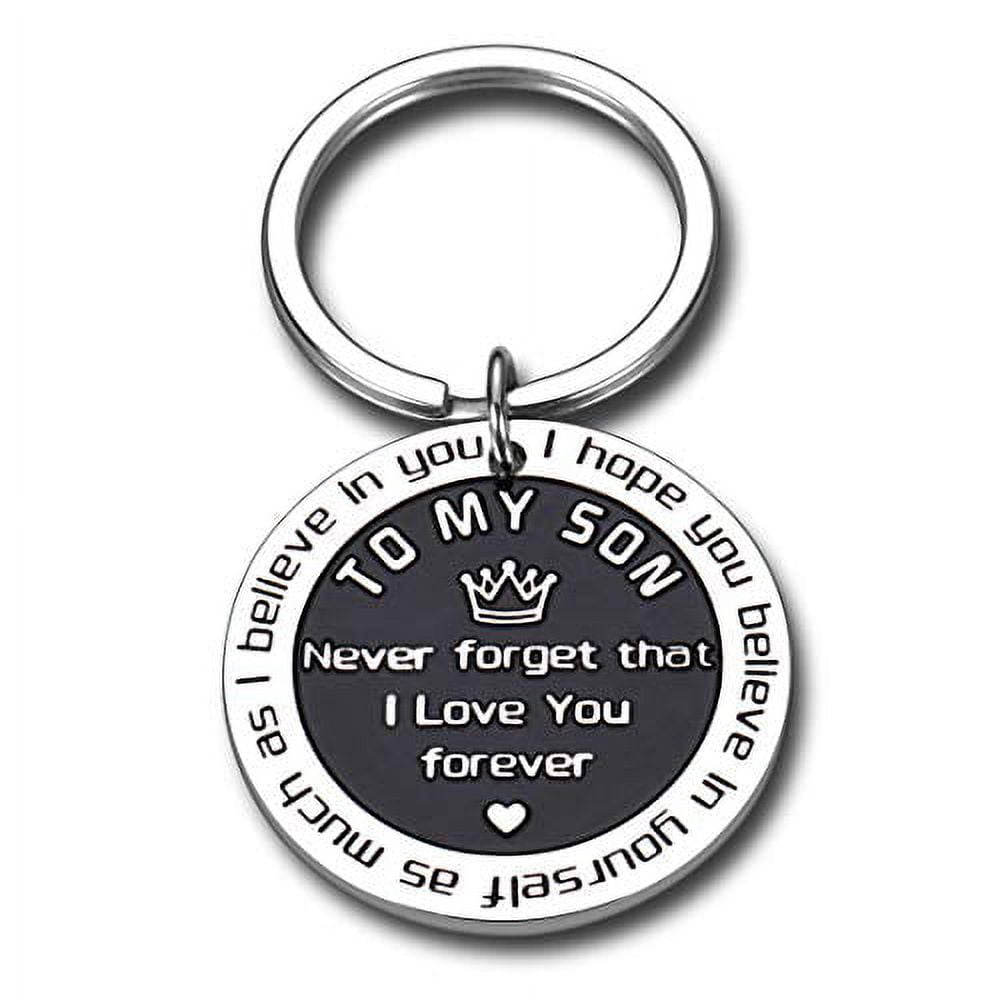 Enjoy The Ride - to My Son (from Mom) - Mom to Son Gift - Christmas Gifts, Birthday Present, Graduation, Valentine's Day Stainless Steel / Luxury Box