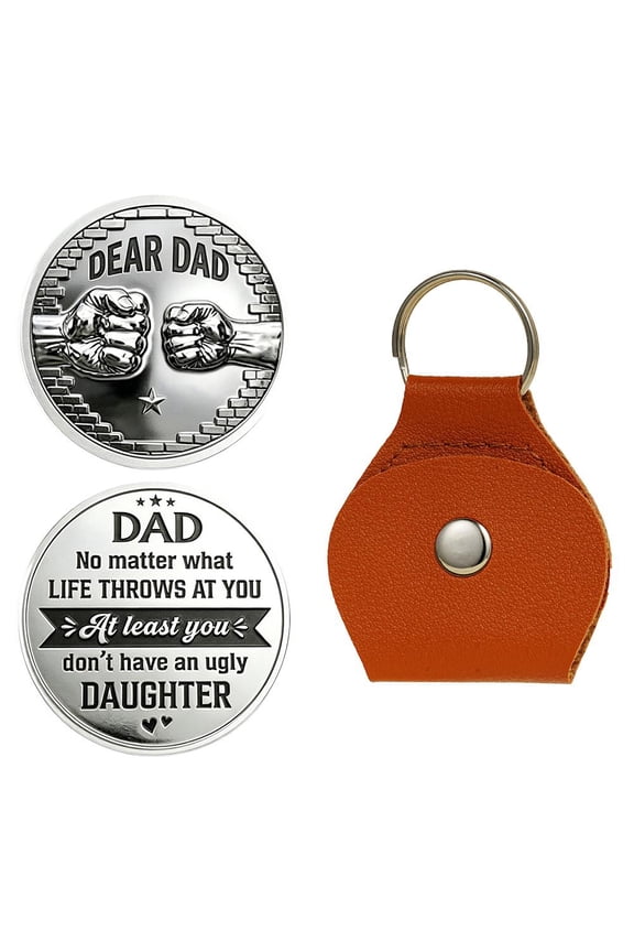 To My Son Pocket Hug from Dad,Son Keychain from Dad,Keychain with Leather Pocket,Father to So n Keepsake Gifts