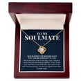 thumbnail image 1 of To My Soulmate Gift, Big Crazy Beautiful World, Romantic Love Knot Necklace, 1 of 9