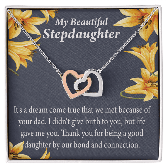 To My Stepdaughter Life's Inseparable Necklace