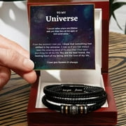 To My Universe Bracelet, Romantic Gift For My Soulmate, Anniversary Gift For Him, Boyfriend Gift, Necklace for Husband, Future Husband Gift