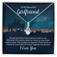 thumbnail image 1 of To My Wife Always Remember Alluring Ribbon Necklace Message Card, 1 of 20