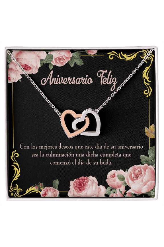 To My Wife Aniversario Feliz Inseparable Necklace