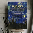 thumbnail image 1 of To My Wife Canvas Wall Art – Starry Night-Inspired Love Quote Print from Husband – Romantic Gift for Anniversary, Birthday or Valentine’s Day, 1 of 4