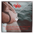 thumbnail image 1 of To My Wife  Dear Wife From Husband Alluring Ribbon Necklace Message Card, 1 of 20