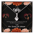 thumbnail image 1 of To My Wife  Fairytale Life Alluring Ribbon Necklace Message Card, 1 of 20