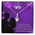 thumbnail image 1 of To My Wife  Favorite Story Alluring Ribbon Necklace Message Card, 1 of 20