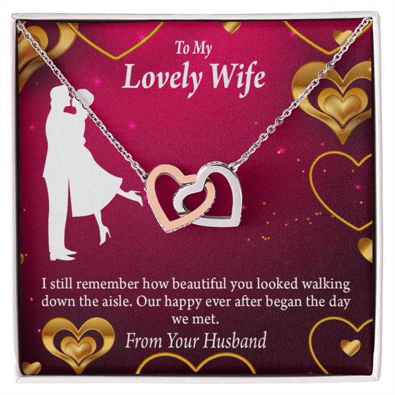 To My Wife Happy Ever After Inseparable Necklace