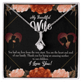thumbnail image 1 of To My Wife  Heart and Soul Alluring Ribbon Necklace Message Card, 1 of 20