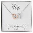 thumbnail image 1 of To My Wife Heart to Heart Inseparable Necklace, 1 of 20