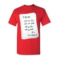 thumbnail image 1 of To My Wife Love Letter Husband Funny DT Adult T-Shirt Tee, 1 of 2