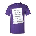 thumbnail image 1 of To My Wife Love Letter Husband Funny DT Adult T-Shirt Tee, 1 of 2