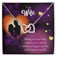 thumbnail image 1 of To My Wife Love of My Life Inseparable Necklace, 1 of 20