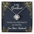 thumbnail image 1 of To My Wife My Heart is Yours Infinity Knot Necklace Message Card, 1 of 17