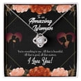 thumbnail image 1 of To My Wife My Love Friend Infinity Knot Necklace Message Card, 1 of 17
