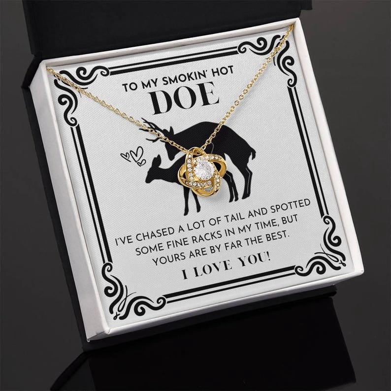 To My Wife Necklace Gift, Husband Gift To Wife, Gift For Girlfriend, Valentine's Day Jewelry Gift To Wife From Husband, Gift From Boyfriend