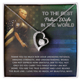 thumbnail image 1 of To My Wife Support and Love Police Wife Forever Necklace w Message Card, 1 of 20