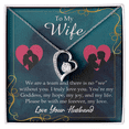 thumbnail image 1 of To My Wife We Are a Team Forever Necklace w Message Card, 1 of 20