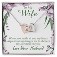 thumbnail image 1 of To My Wife When You Smile at Me Inseparable Necklace, 1 of 20