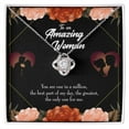 thumbnail image 1 of To My Wife You are the One Infinity Knot Necklace Message Card, 1 of 17