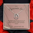 thumbnail image 1 of To My dynamite Gal Gift for Wife Lucky in Love Necklace & Hilarious Message Card, Ideal Birthday Present anniversary gift for Wife, 1 of 2