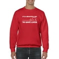 thumbnail image 1 of To Save Lives Quote Sweatshirt Men -GoatDeals Designs, Male Small, 1 of 4