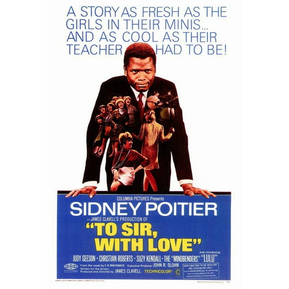 To Sir, with Love Movie POSTER 27" x 40" Style A