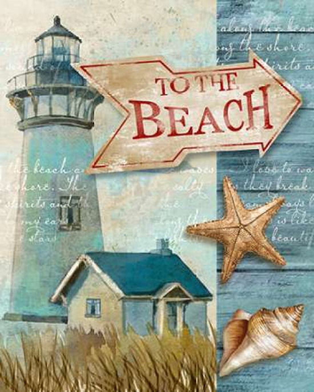 To The Beach Canvas Art - Conrad Knutsen (24 x 30)