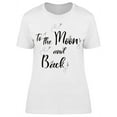 thumbnail image 1 of , To The Moon And Back T-Shirt Women -Image by Shutterstock, Female Small, 1 of 2