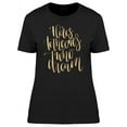 thumbnail image 1 of To The Ones Who Dream Gold T-Shirt Women -Image by Shutterstock, Female Large, 1 of 2