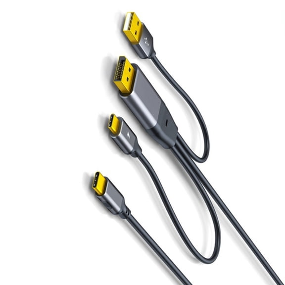To USB C Cable 4K@60Hz Video Cable Touch Enableds For Mobile Screens Studio Displays Gaming Accessories