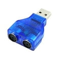 To Use Your PS/2 Keyboard/ Mouse On Usb Port Slim USB 2.0 To PS 2