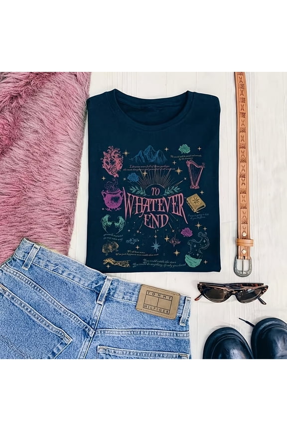 To Whatever End Shirt, Bookish Shirt Acotar Swea, Sjm Merch Acotar Hoodie, Bookish Gift, Aelin Quote5