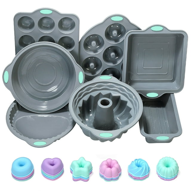 To encounter 31 Pieces Silicone Baking Pans Set, Nonstick Bakeware Sets