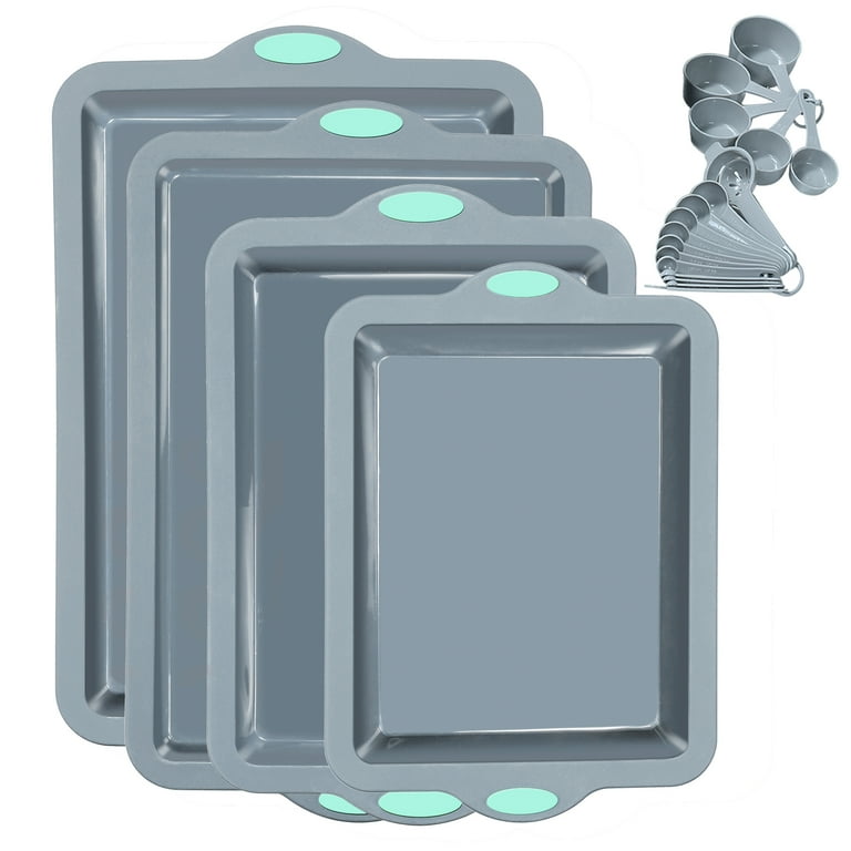 4-Piece Light Gray Bakeware Set 4-Piece Light Gray Bakeware Set