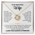 thumbnail image 1 of Wife Necklace Gift from Husband, Love Knot, Perfect gift for Valentines day, Anniversary, Birthday, 1 of 12