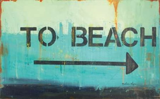 To the Beach Canvas Art - Melissa Lyons (24 x 36)