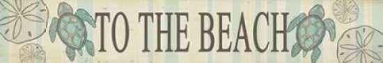 To the Beach Canvas Art - Shanni Welsh (8 x 24)