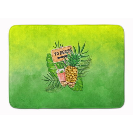 To the Beach Summer Machine Washable Memory Foam Mat