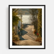 To the Hudson, Rhinecliff - Rhinebeck New York Photography Black Framed Wall Art Print 16 x 20 inches