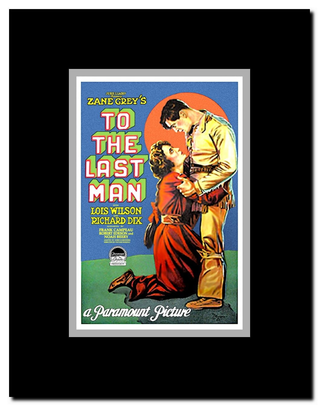 To the Last Man Framed Movie Poster