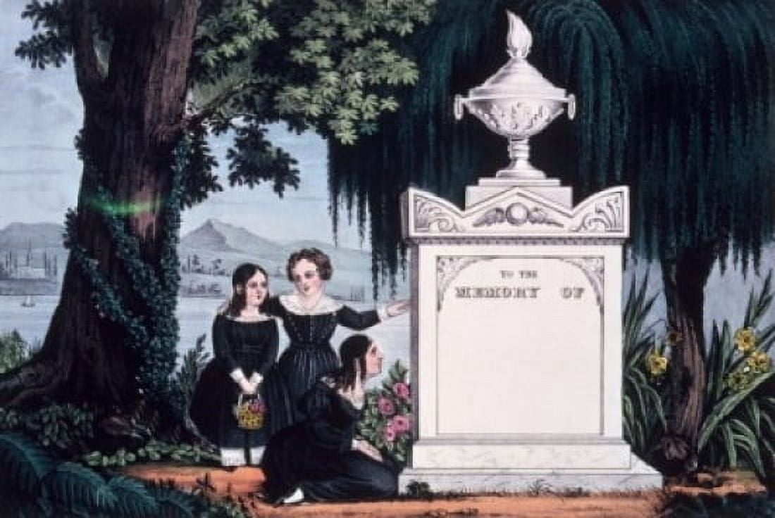 To the Memory Of Currier and Ives (1857-1907) Canvas Art - Currier and Ives (24 x 36)